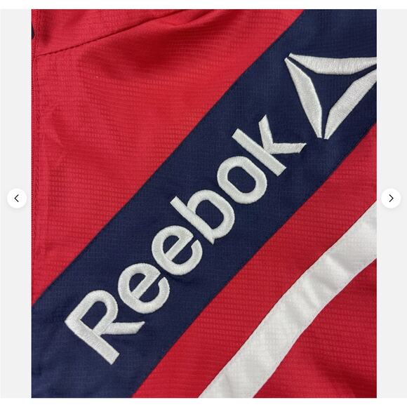 Just in  | Rare Retro NWT Men’s Red Reebok Windbreaker Size XL - Picture 4 of 7